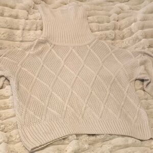 Cozy Cream Turtleneck Sweater